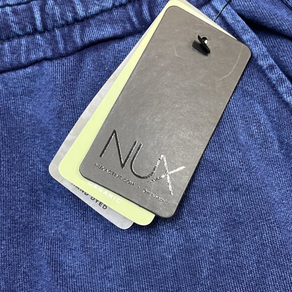 NUX Pants Womens S Terry Bootcut Blue Stone Pull On Bamboo Cotton Blend Lounge - Picture 6 of 14